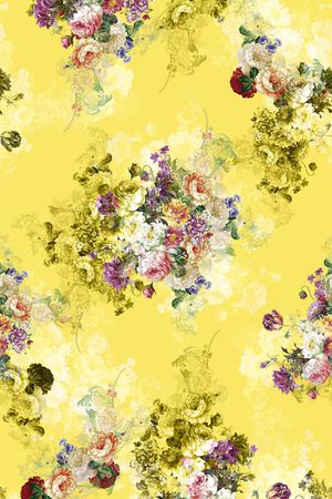 L.D~花卉印花华亿平台图片