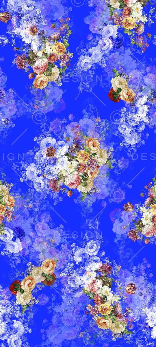 L.D~花卉印花华亿平台图片