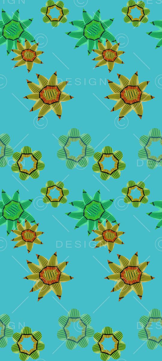 创意花卉印花华亿平台图片