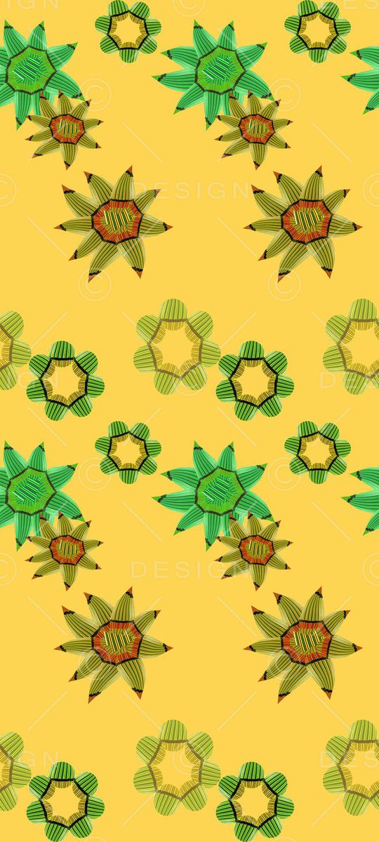 创意花卉印花华亿平台图片