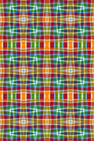 创意格子印花华亿平台图片