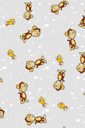 卡通印花华亿平台图片