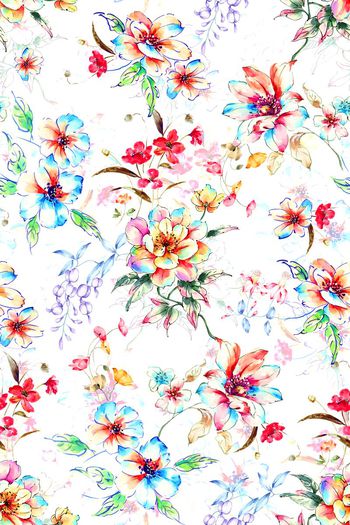 手绘印花华亿平台图片