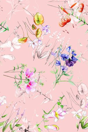 康乃馨印花华亿平台图片