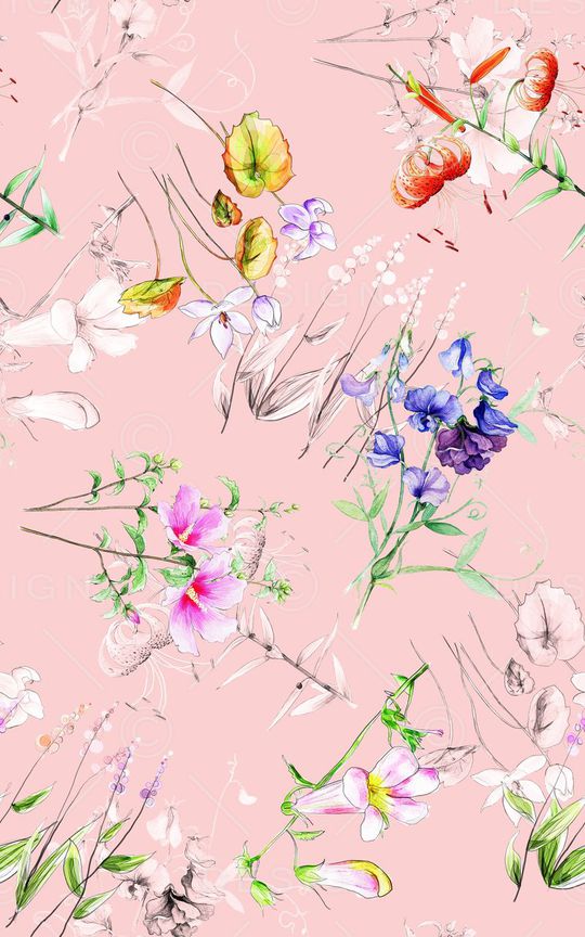 康乃馨印花华亿平台图片