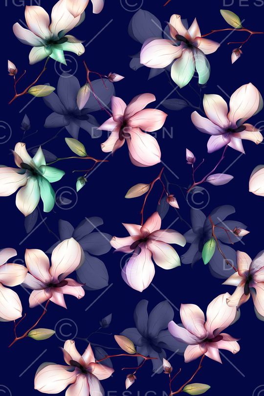 旗袍花印花华亿平台图片