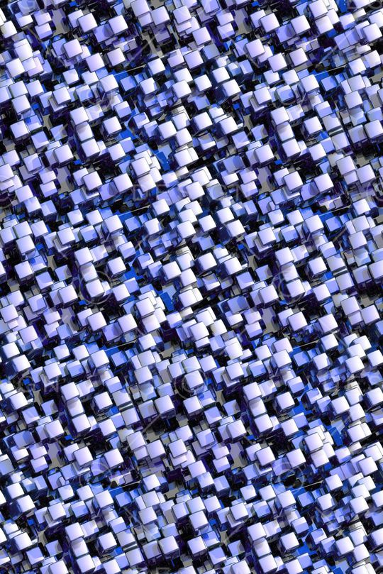 3D立体几何印花华亿平台图片