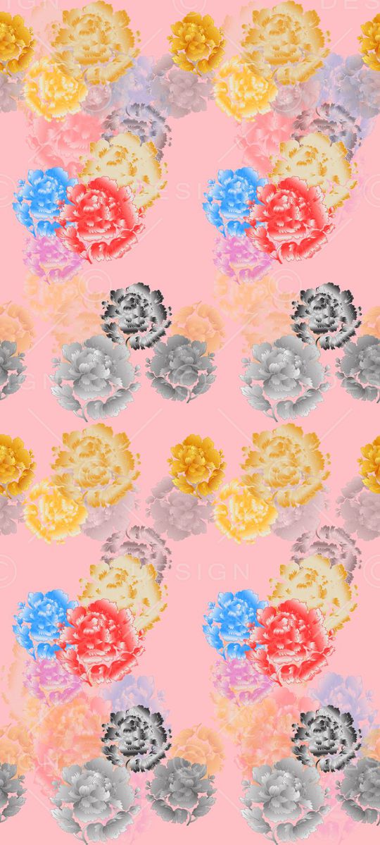 丝巾围巾秀场印花华亿平台图片