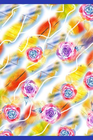 抽象印花华亿平台图片