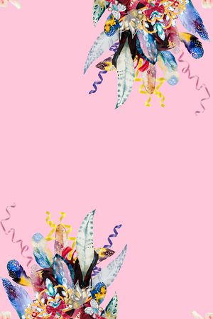 手绘羽毛印花华亿平台图片