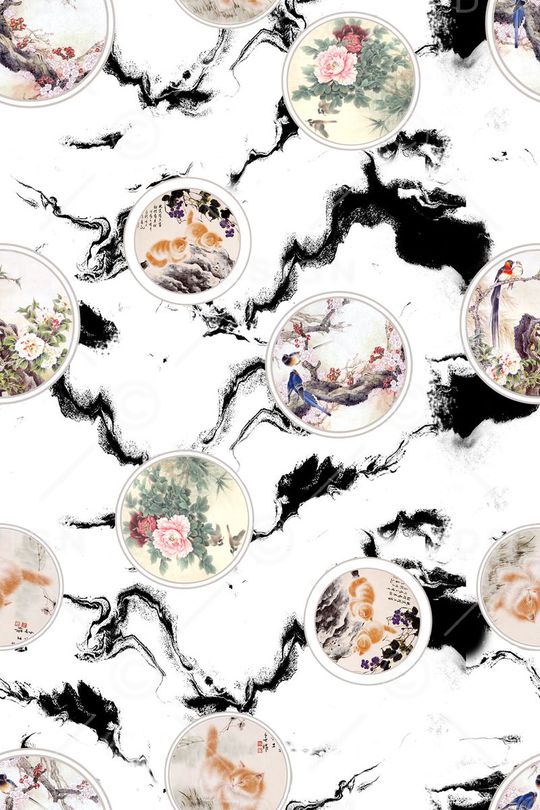 笔触印花华亿平台图片