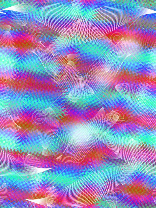 多彩、抽象、几何印花华亿平台图片