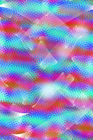 多彩、抽象、几何印花华亿平台图片