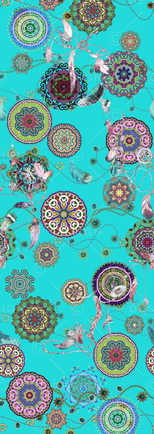 手绘羽毛印花华亿平台图片