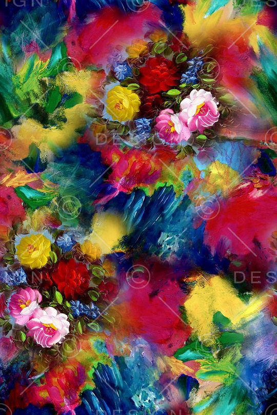 抽象印花华亿平台图片