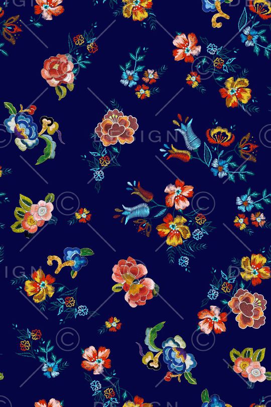 绣花印花华亿平台图片