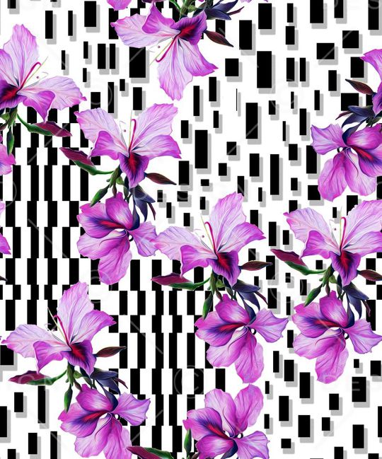 几何印花华亿平台图片