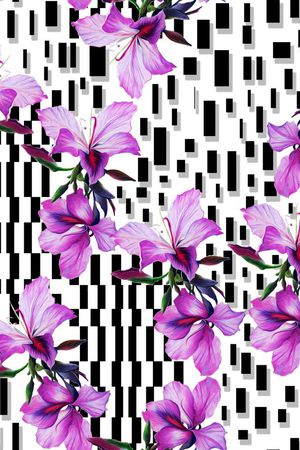 几何印花华亿平台图片