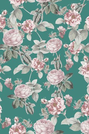 玫瑰印花华亿平台图片