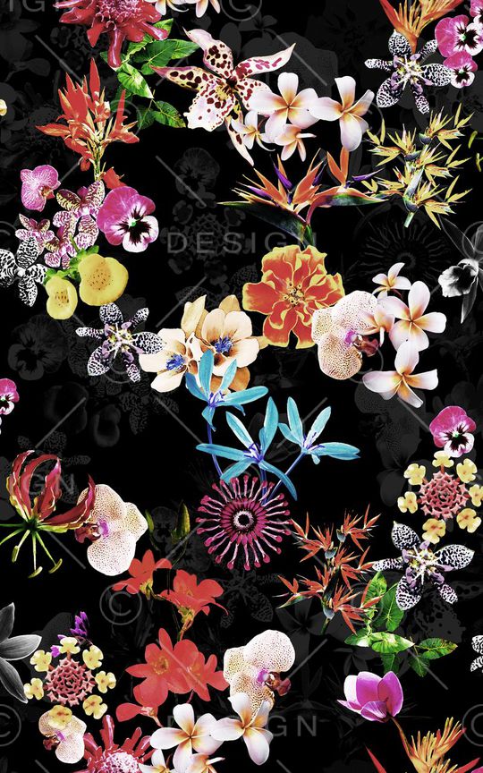 乱花印花华亿平台图片