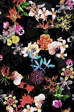 乱花印花华亿平台图片