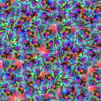 654729-抽象豹纹小鸟