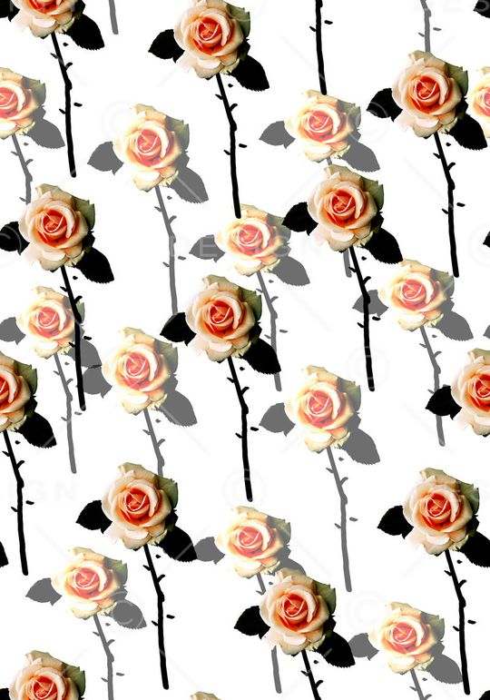 写意花卉印花华亿平台图片