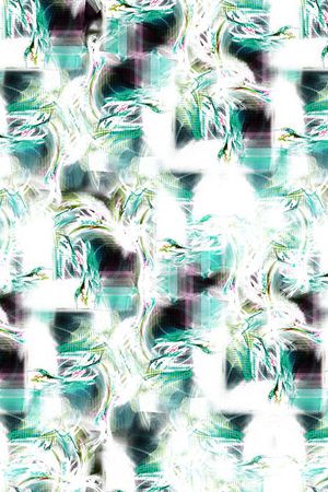 水彩画印花华亿平台图片