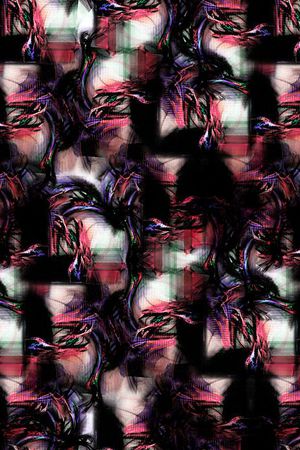 水彩画印花华亿平台图片