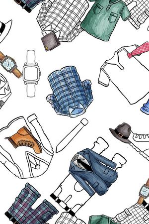 手绘、服装、服饰印花华亿平台图片