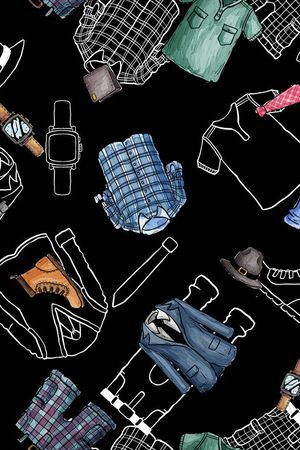 手绘、服装、服饰印花华亿平台图片