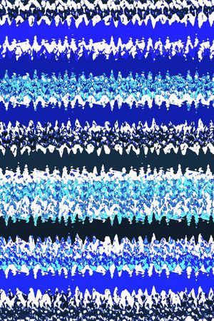 男装时尚条纹花印花华亿平台图片