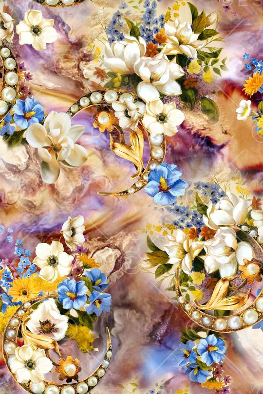 花朵印花华亿平台图片