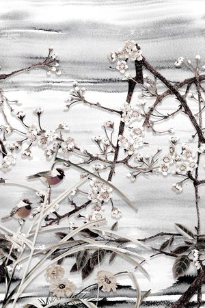 中国风印花华亿平台图片