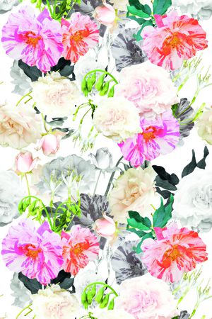 flowers印花华亿平台图片