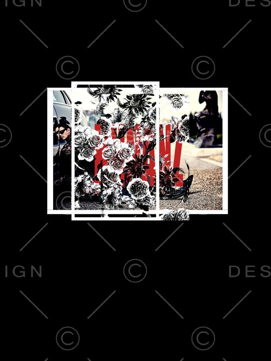 时尚潮流男装T恤定位数码印花印花华亿平台图片