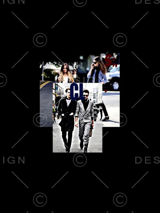 时尚潮流男装T恤定位印花印花华亿平台图片