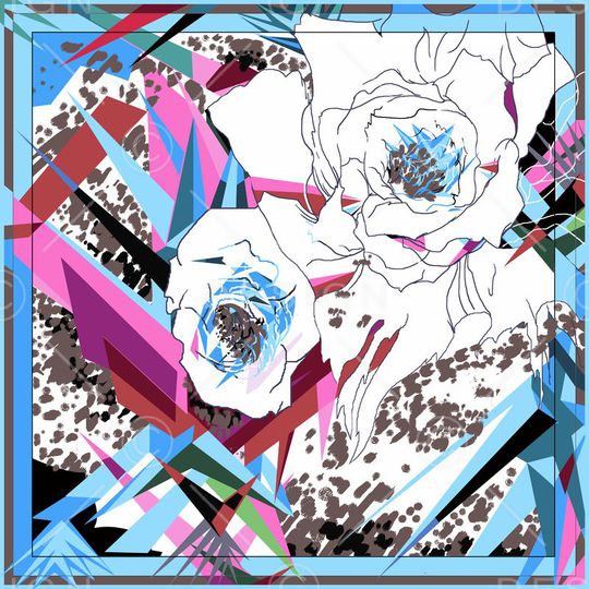 牡丹印花华亿平台图片