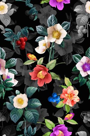 黑白印花华亿平台图片