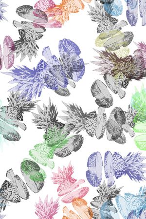 菠萝印花华亿平台图片