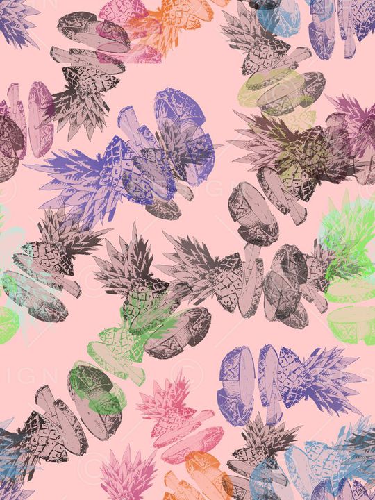 菠萝印花华亿平台图片