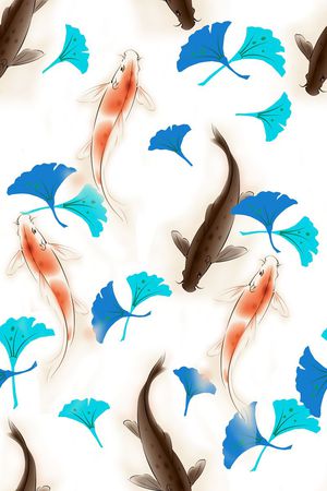 中国风印花华亿平台图片