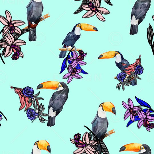 鸟印花华亿平台图片