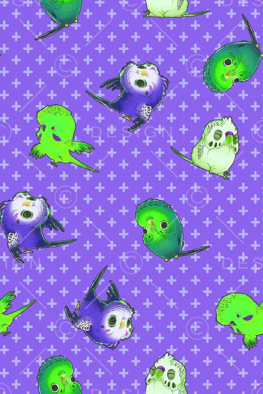 鹦鹉印花华亿平台图片