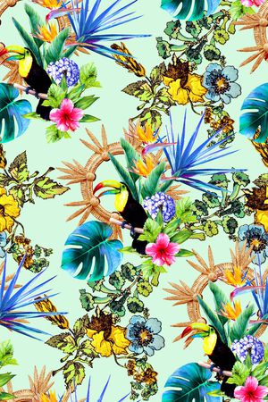 热带印花华亿平台图片