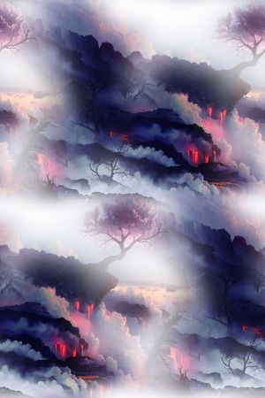 山脉印花华亿平台图片