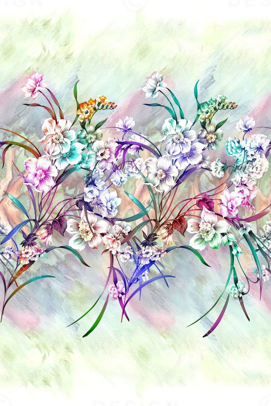 手绘印花华亿平台图片