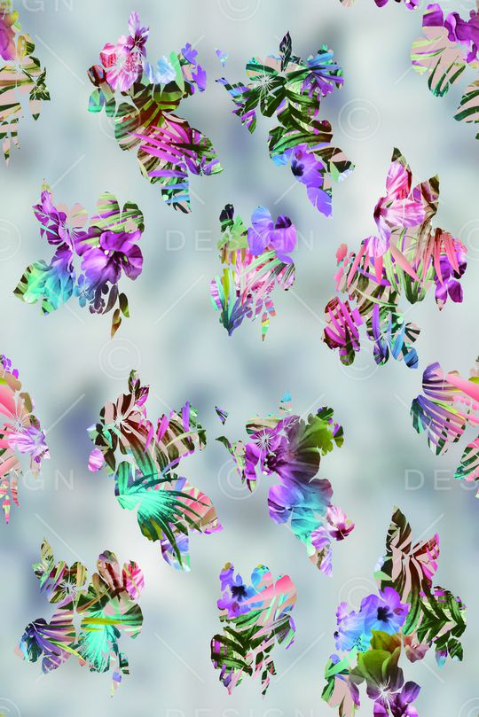 乱花印花华亿平台图片