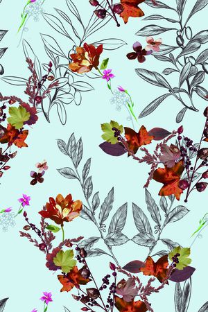 乱花印花华亿平台图片