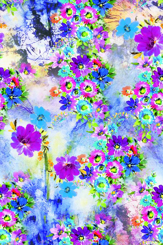 乱花印花华亿平台图片